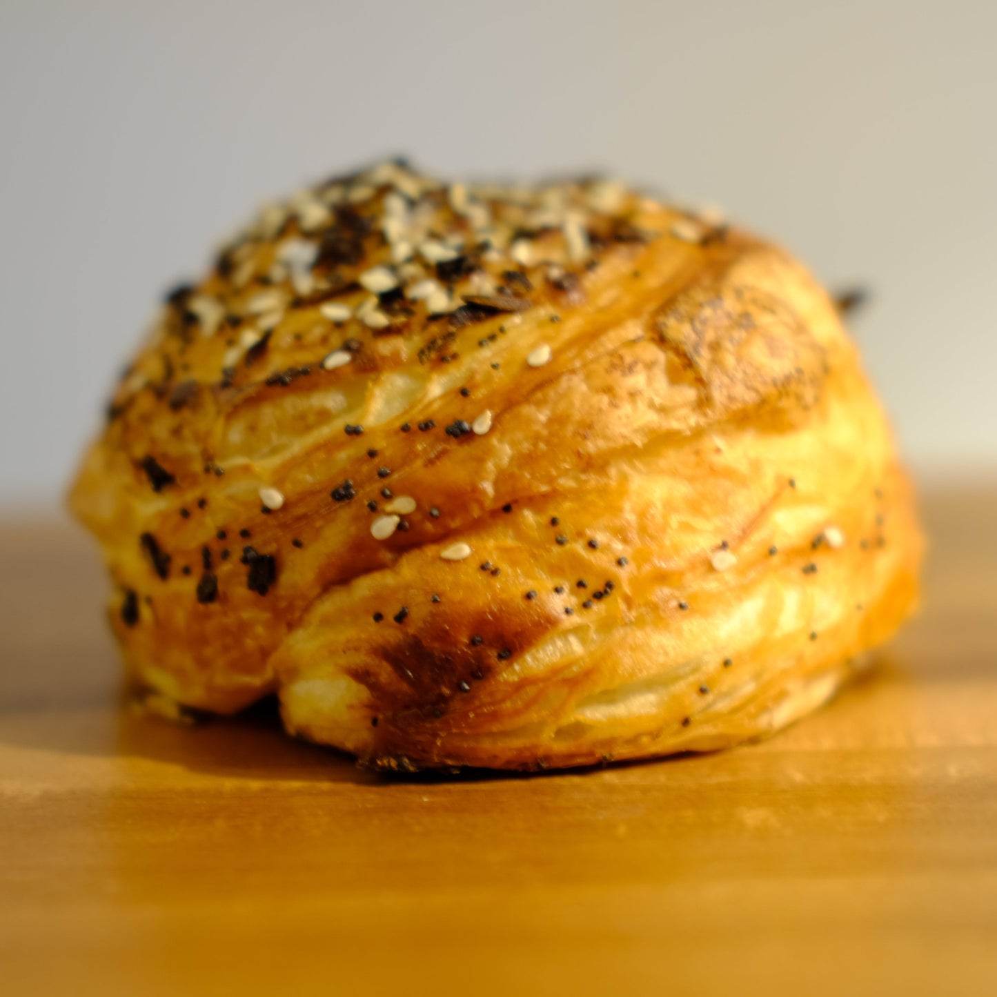 Everything Spice Cream Cheese Scroll