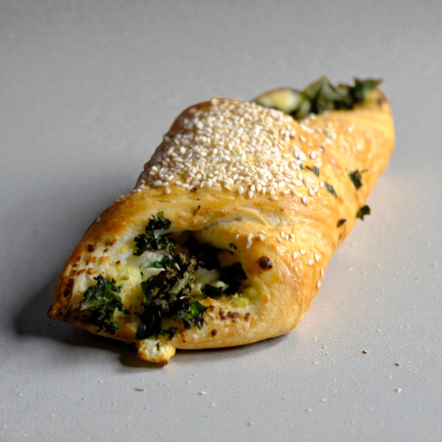 Kale Ricotta Feta Croissant