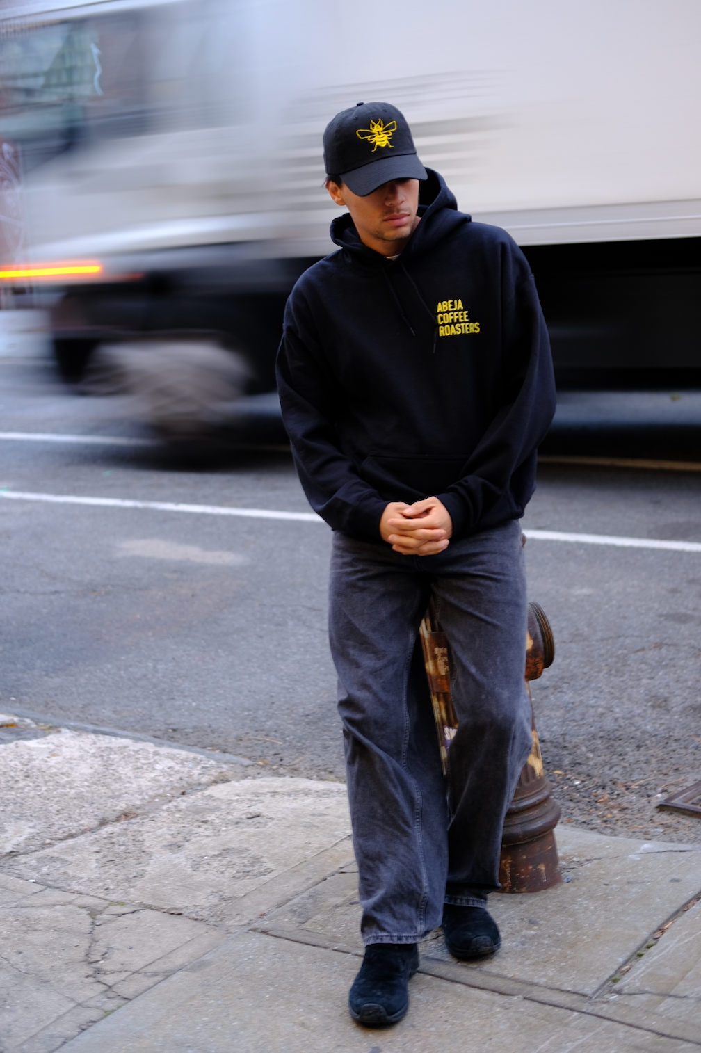 Abeja Hat - Bee Logo, Black