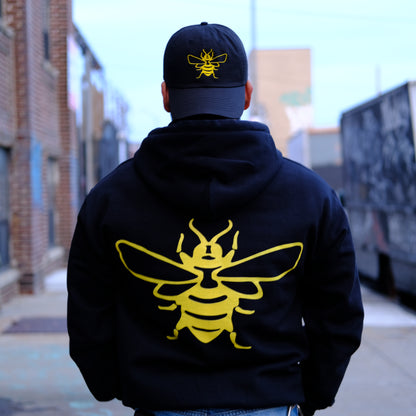 Abeja Hat - Bee Logo, Black
